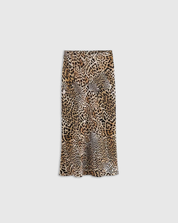 Falda Midi Animal Print