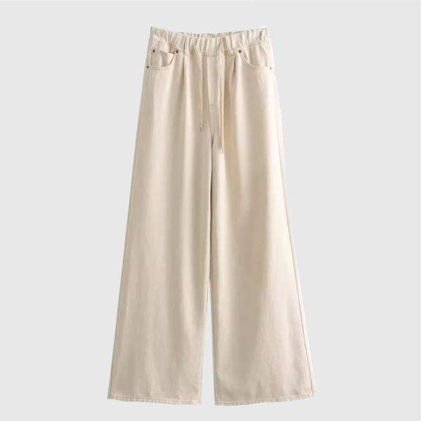 Pantalones Sueltos Corte Alto