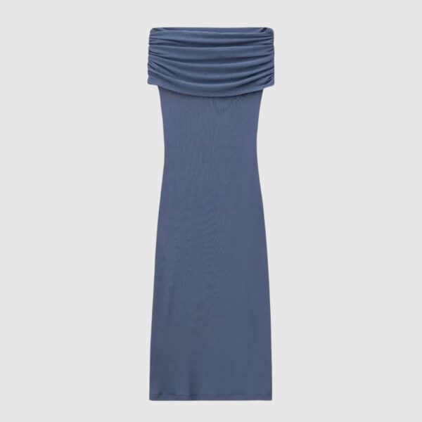 Vestido Midi Off Shoulder